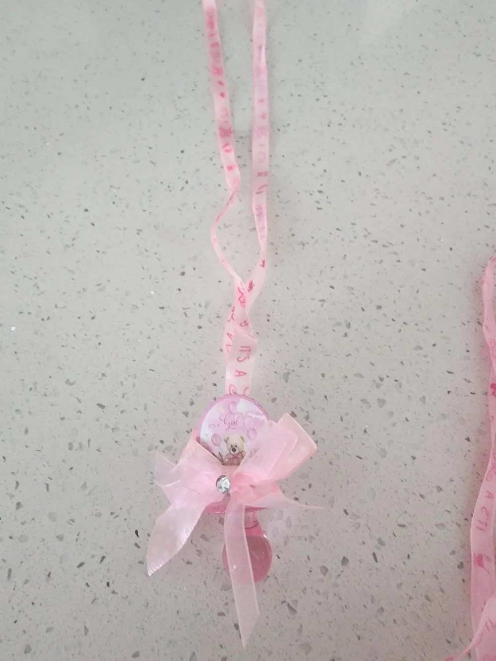 N/A pink pacifier